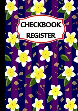 [PDF] READ Free Checkbook Register: 6 Column Payment Record | Check Registe