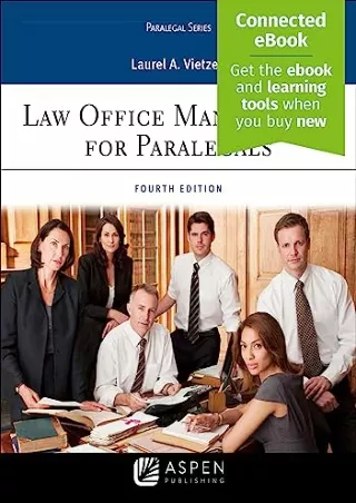 READ [PDF] Law Office Management for Paralegals (Aspen Paralegal Series) be