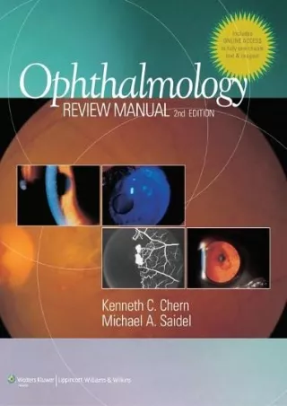 [PDF READ ONLINE] Ophthalmology Review Manual