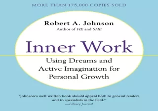 PDF Inner Work: Using Dreams and Active Imagination for Personal Growth Free