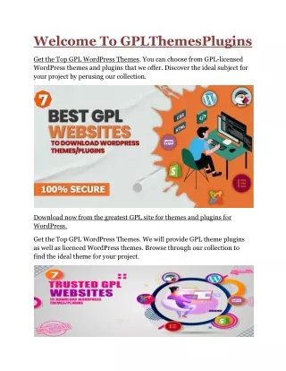 GPL License WordPress Themes