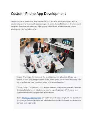 iPhone App Development Company