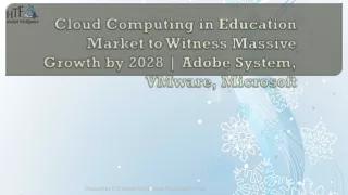 Cloud Computing in Education Market