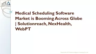 Medical Scheduling Software Market