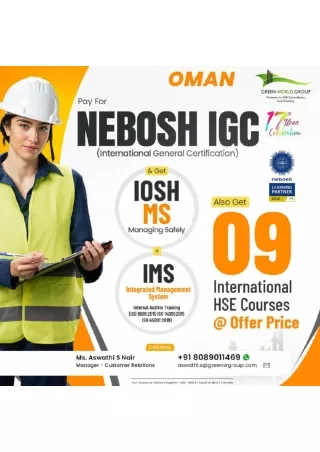 Upgrade Your Resume with NEBOSH IGC E-Learning. Invest in Your Future Now