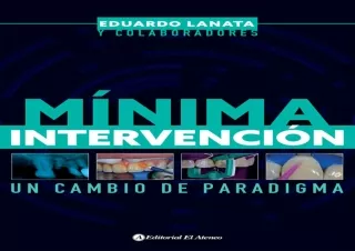 (PDF) Mínima intervención: Un cambio de paradigma (Spanish Edition) Kindle