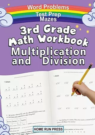 READ [PDF] 3rd Grade Math Workbook Multiplication and Division: Grade 3, Grade 4, Test