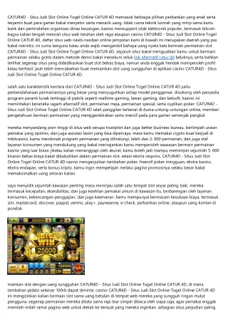 Situs Web Slot Terunggul 2023 Dikasih Rangking Berlandaskan Rtp & Daftar Pembaru