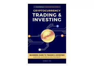 PDF read online Cryptocurrency Trading Investing Beginners Guide To Trading Inve