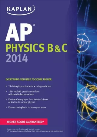 get [PDF] Download Kaplan AP Physics B & C 2014 (Kaplan Test Prep)