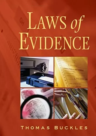 [PDF] DOWNLOAD FREE Laws of Evidence ebooks