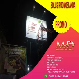 0882-2009-0167 (TERPERCAYA), PROMO Huruf Timbul Acrylic Led Tegal