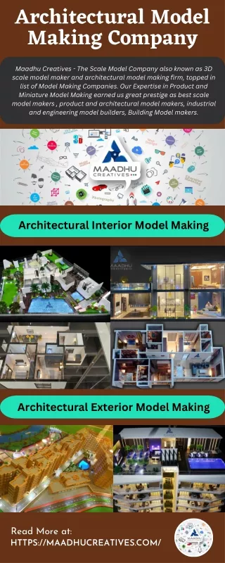 Architectural Scale Model Making Specialists in India - Maadhu Creatives
