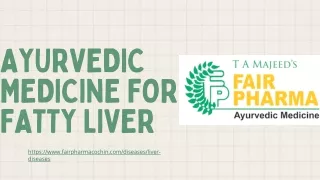 Ayurvedic Medicine For Fatty Liver