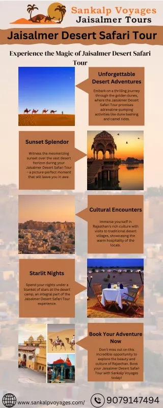 Experience the Magic of Jaisalmer Desert Safari Tour