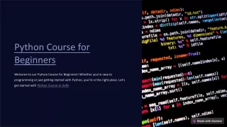 Getting Started with Python