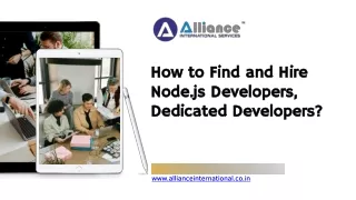 How to Find and Hire Node.js Developers, Dedicated Developers