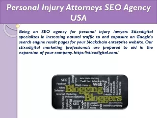 Personal Injury Attorneys SEO Agency USA