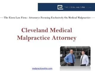 Ohio Medical Malpractice Lawyer