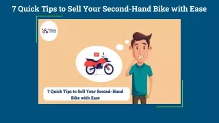 7 Quick Tips to Sell Your Second-Hand Bike with Ease