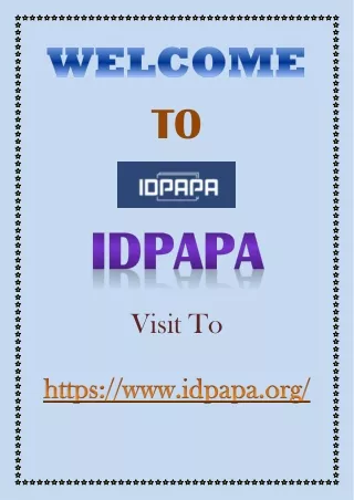 Your Path to a Fake Driving Licence Ends Here – Trust IDPAPA for Premium Quality