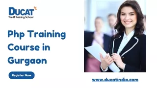 Pdf of  Php Training Course in Gurgaon