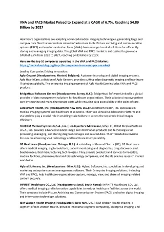 VNA and PACS Market_Blog