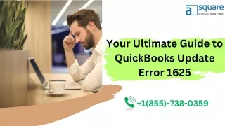 Easy Methods to Fix QuickBooks Error Message 1625