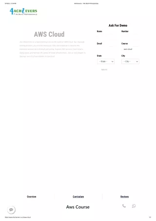 AWS Cloud Course