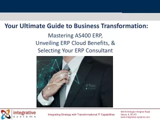 Unveiling AS400 ERP Cloud Benefits