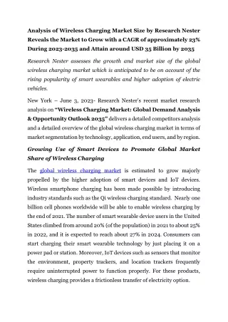 Wireless Charging Market