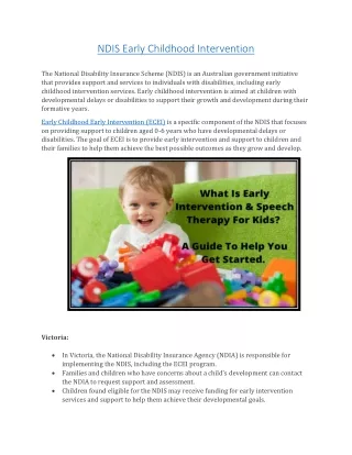 Helping Your Child at Home (For NDIS Participants)