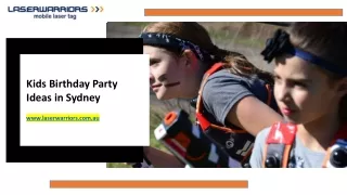 Kids Birthday Party Ideas in Sydney - laserwarriors.com.au