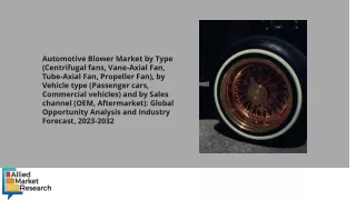 Automotive Blower Market PDF