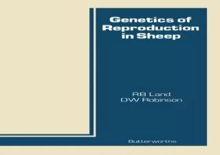 [PDF] Genetics of Reproduction in Sheep Free