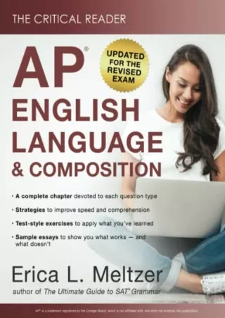 Download Book [PDF] The Critical Reader: AP English Language and Composition Edition