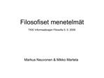 Filosofiset menetelm t