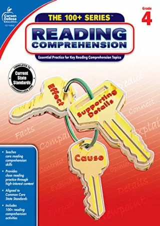 $PDF$/READ/DOWNLOAD Carson Dellosa Reading Comprehension, Grade 4 Workbook (Volume 17) (The 100