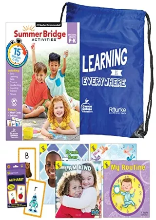 PDF_ Summer Bridge Activities PreK-K Bundle, Ages 4-5, Summer Learning Kindergarten