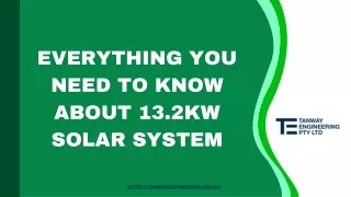 Everything You Need To Know About 13.2KW Solar System