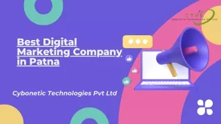 Digital Marketing Company in Patna- Cybonetic Technologies Pvt Ltd