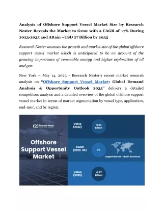 Offshore Support Vessel (OSV) Market