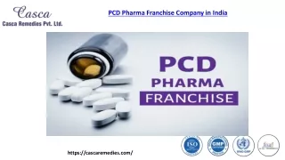 PCD Pharma Franchise Company in India