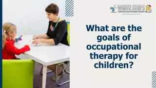 Occupational therapy kids san diego