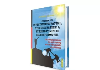 Ebook download Leitfaden fur Investmentstrategie Steuerstrategie steueroptimiert