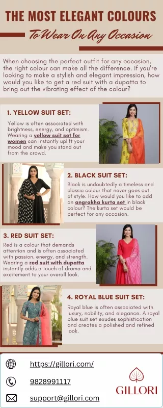 The Most Elegant Colours To Wear On Any Occasion