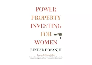 Download PDF Power Property Investing for Women free acces