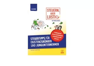 Download Steuern aber lustig Steuertipps fur Existenzgrunder und Jungunternehmer