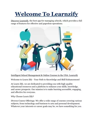 Online Course Facilities from learnzify