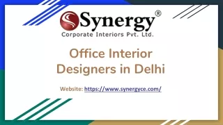 Office Interior Designers in Delhi